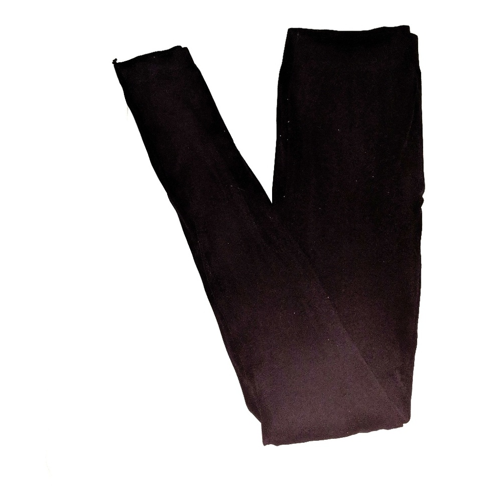 Black footless tights